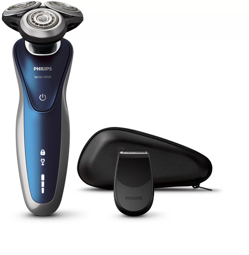 Philips SHAVER Series 8000 S8980/13R1 men's shaver Rotation shaver Trimmer Navy, Silver