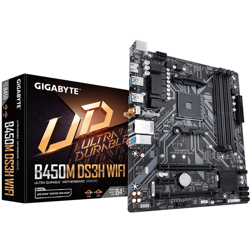 Motherboards GIGABYTE B450M DS3H WIFI