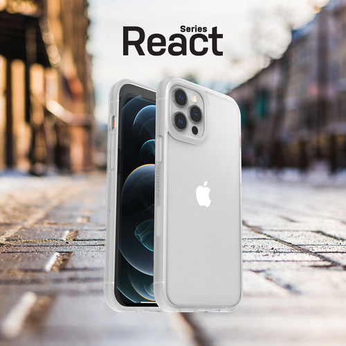 OtterBox React. Tipo de mala: Capa, Compatibilidade da marca: Apple, Compatibilidade: iPhone 12/12 Pro, Tamanho máximo de 