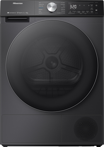Hisense DH5S102BB 10kg 5S Series Heat Pump Condenser Tumble Dryer - Black - image 1