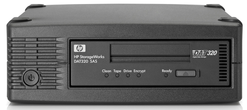 HP DAT320 SAS Ext Tape Drive w/SAS HBA for G6 Bundle/Biz Protection