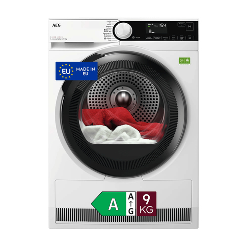 AEG Series 8000 TR8HD9A сушилка для белья Отдельно стоящий Фронтальная загрузка 9 kg Белый