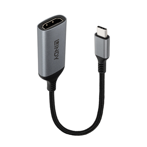Lindy 43428 видео кабель адаптер 0,15 m USB Type-C HDMI Серый