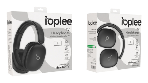 IOPLEE IOPTVBTBK headphones/headset Wired & Wireless Head-band Call/Music/TV Black – image 3