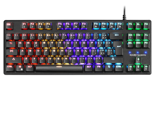 Mars Gaming MKXTKLRPT Ultra-compact Mechanical Keyboard TKL RGB Wrist rest Switch OUTEMU SQ Red Portuguese Language – image 3