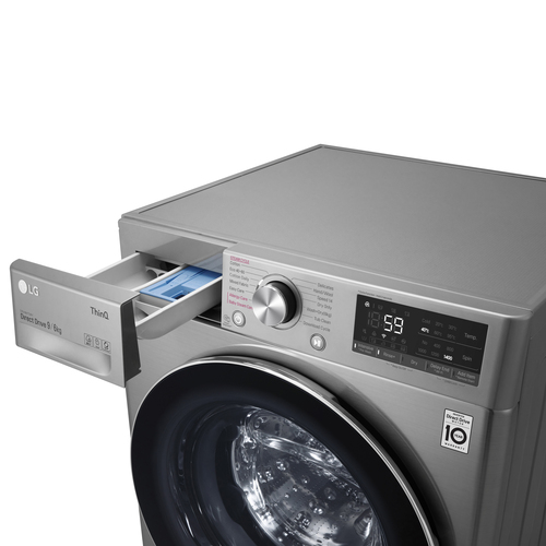 LG V6 FWV696SSE 9/6kg Washer Dryer – image 4