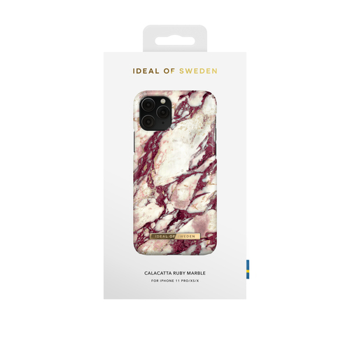iDeal of Sweden Printed Case iPhone 11P/XS/X Calacatta Ruby Marb – image 1