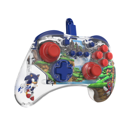 PDP REALMz Wired Controller: Sonic Green Hill Zone, For Nintendo Switch & Nintendo Switch - OLED Model – image 3