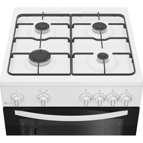 Indesit I6GGMMWUK 60cm Single Oven Gas Cooker in White 4 Gas Burners 6 - image 5