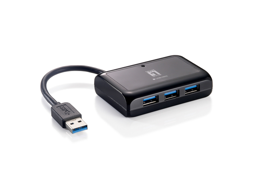 LevelOne Gigabit USB Network Adapter, USB Hub – image 3