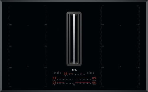 AEG CCE84779FB Черный Встроенный 83 cm Плита с зонами индукции 4 зона(ы) Встроенный капюшон