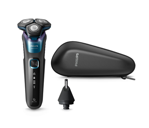 Philips SHAVER Series 8000 S8055/03 men's shaver Rotation shaver Trimmer Black, Blue