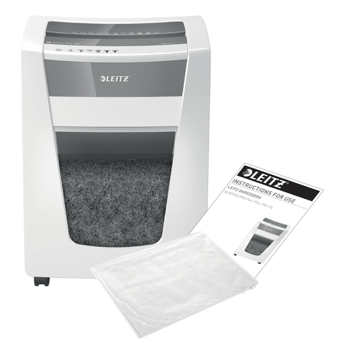 Leitz IQ Office Pro P5 Papierversnipperaar Cross cut 2 x 15 mm 30 l Aantal bladen (max.): 15 vellen Veiligheidsniveau 5 Ook geschikt voor Nietjes, Paperclips – Foto 10 van 11