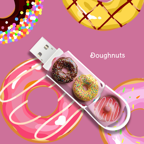 Integral 128GB USB3.0 DRIVE XPRESSION DOUGHNUTS – image 3