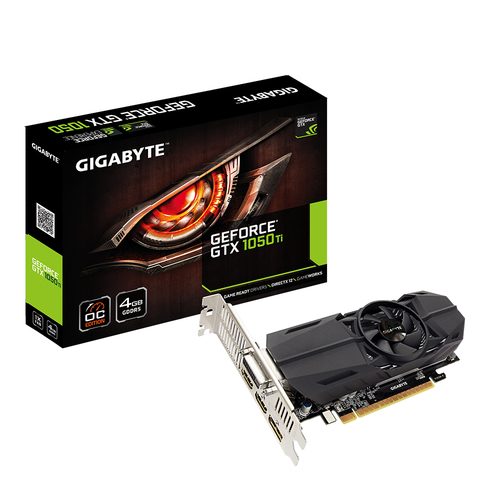 GIGABYTE GeForce GTX 1050 Ti OC Low Profile 4G NVIDIA 4 GB GDDR5