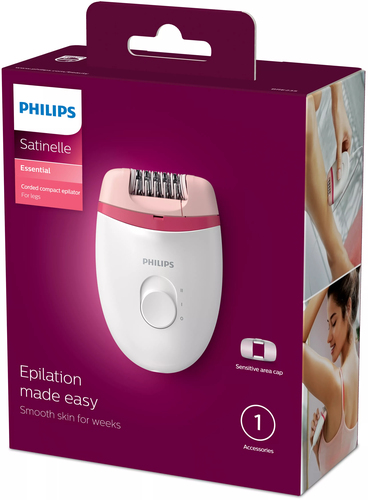 Philips Satinelle Essential BRE235/00 Corded compact epilator – image 3