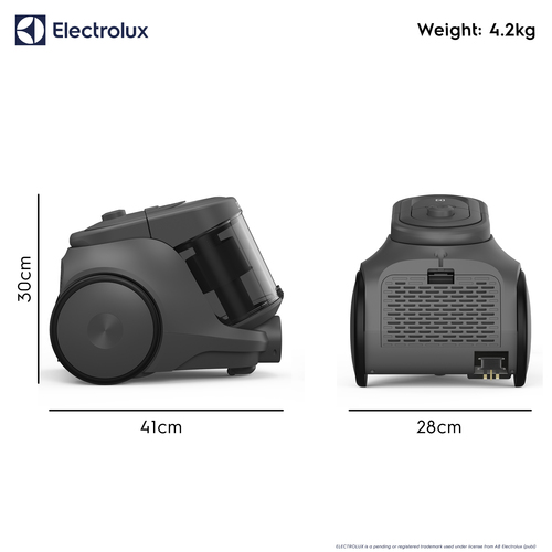 Electrolux Corded Cyclone Vacuum Cleaner Grey Grey - image 7