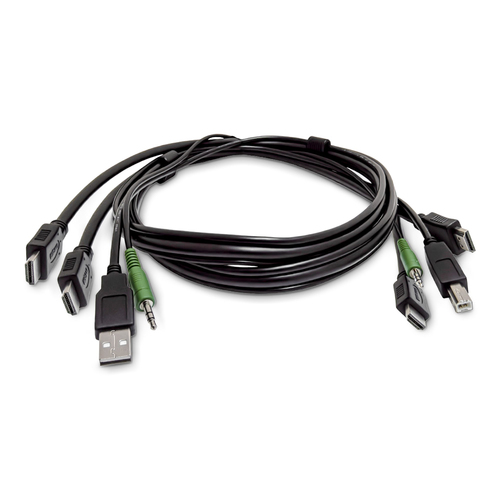 STARTECH Dual-HDMI KVM Cable USB 2.0