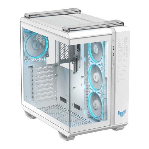 Asus Tuf Gaming GT502 Horizon TG Argb Duel Chamber tempered Glass Atx Gaming PC Case - White - 90DC0093-B19010 - image 6