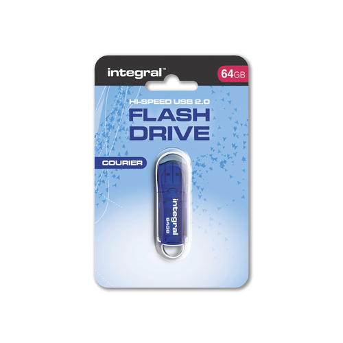 Integral 64GB USB2.0 DRIVE COURIER BLUE – image 5