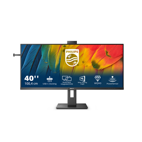 Dis 40 Philips B-line 40B1U5601H VA Black 21:9,4ms,HDMI,DP,USB,USB-C, afbeelding 3