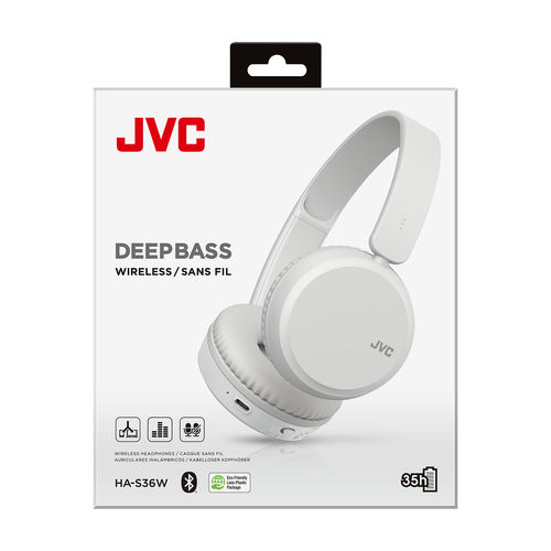JVC HA-S36W On-ear hoofdtelefoon Wit, afbeelding 6