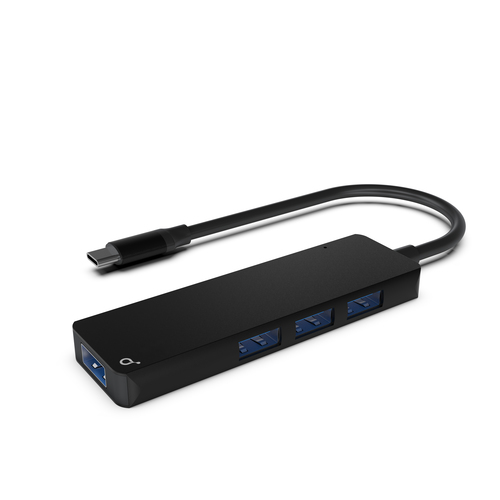 IOPLEE HAG-HC34F interface hub USB 3.2 Gen 1 (3.1 Gen 1) Type-C 5000 Mbit/s Black – image 1