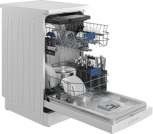 Beko HygieneShield™ BDFS16031W Slimline Dishwasher - White - D Rated, White - image 3