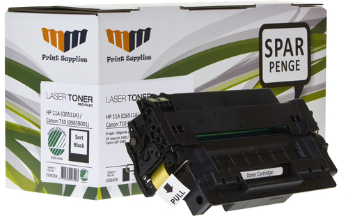 MM Black Laser Toner - HP 11A (Q6511A) / Canon CRT-710 (0985B001) - For HP LaserJet / Canon LBP