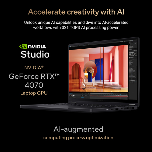 ASUS ProArt PX13 HN7306WI-LX017W Copilot+ PC AMD Ryzen AI 9 HX 370 Hybrid (2-in-1) – image 7