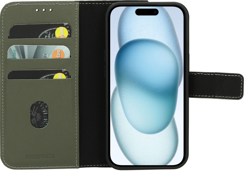 Mobiparts Leather 2 in 1 Wallet Case Apple iPhone 15 Green – image 7