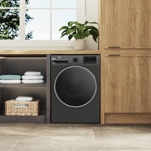 Beko EnergySpin™ B5W5941BDG 9kg WiFi Connected Washing Machine with 1400 rpm - Graphite - A Rated, Graphite - image 8