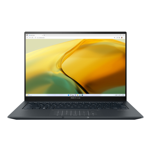 ASUS Zenbook 14X OLED UX3404VA-M3099W Intel® Core™ i9 i9-13900H Ноутбук 36,8 cm (14.5") Сенсорный экран 2.8K 16 GB LPDDR5-SDRAM 1 TB Твердотельный накопитель (SSD) Wi-Fi 6E (802.11ax) Windows 11 Home Серый