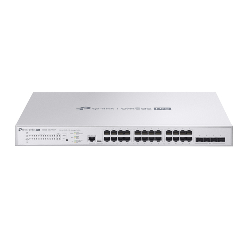 TP-Link Omada Pro S5500-24MPP4XF сетевой коммутатор Управляемый L2/L2+ Gigabit Ethernet (10/100/1000) Питание по Ethernet (PoE) Серый