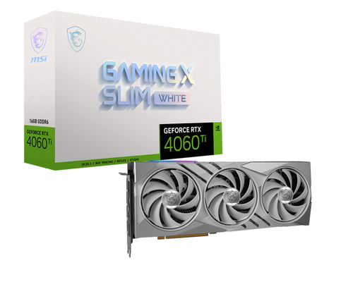 GEFORCE RTX 4060 TI GAMING X SLIM WHITE 16G