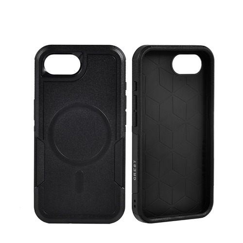 GRE8T Protective Case MagSafe IPhone 16E/17E Black B2B – image 4