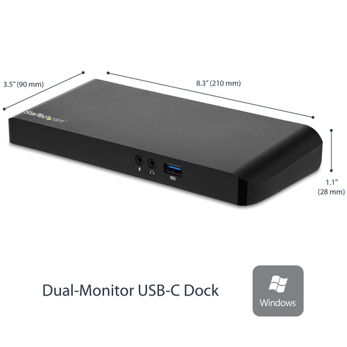 StarTech.com Dual-Monitor USB-C Dock for Windows - 4x USB 3.0 Ports – image 9