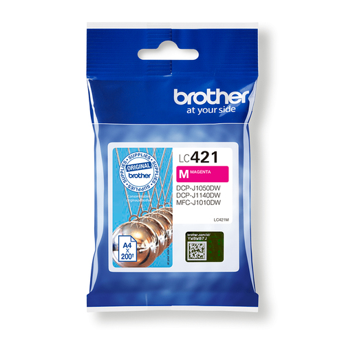 Brother LC421M Inkjet Cartridge Magenta LC421M - image 1