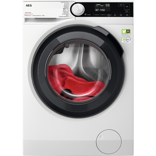 AEG LR8E70499 стиральная машина Фронтальная загрузка 9 kg 1400 RPM Черный, Белый