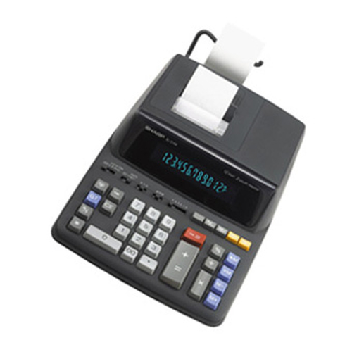 Sharp EL-2196BL calculator Pocket Printing Black
