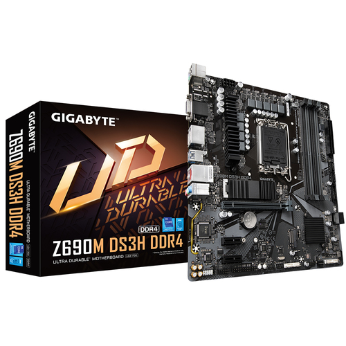 GIGABYTE Z690M DS3H DDR4 (rev. 1.0) Intel Z690 LGA 1700 Микро ATX
