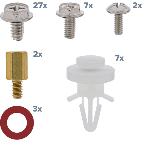 InLine 77777 montagekit voor PC 48 stuks