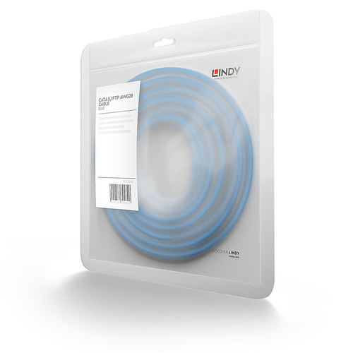 Lindy Patchkabel Cat6 S/FTP Basic blauw 3.00m, afbeelding 2