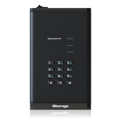 iStorage diskAshur DT3 HDD внешний жесткий диск 4 TB USB Type-C 3.2 Gen 1 (3.1 Gen 1) Черный