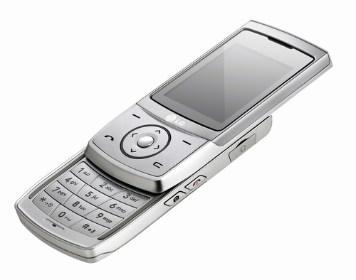 LG KE500, silver – image 2