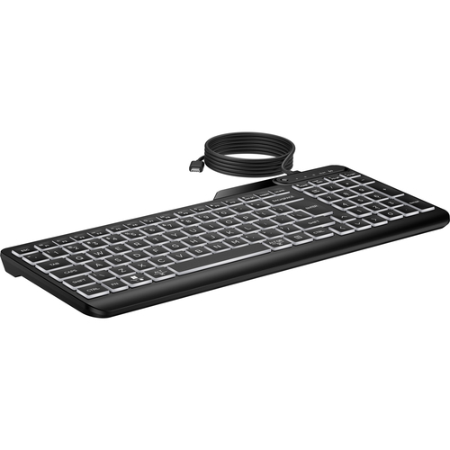 HP Inc. Klawiatura 405 Multi-Device podświetlana przewodowa  7N7C1AA
