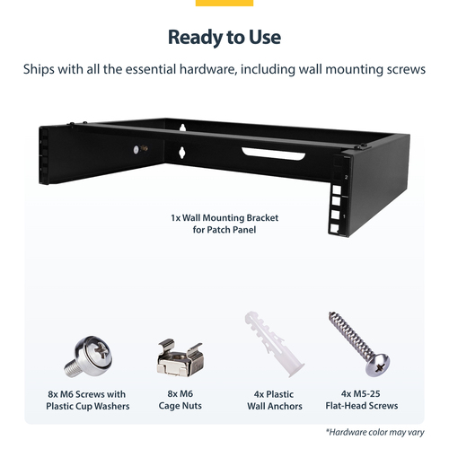 StarTech.com 2U Wall Mount Network Rack – image 9