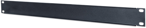 Intellinet 19" Blank Panel, 1U, Black Tomt panel Sort