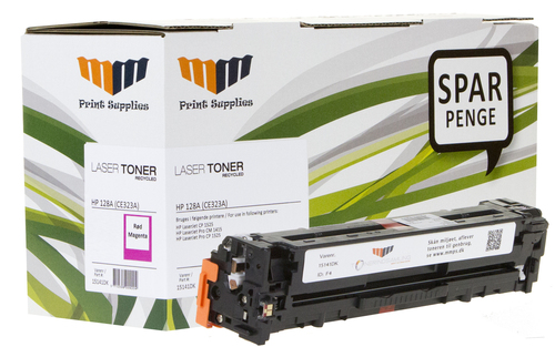 MM Magenta Laser Toner - HP 128A (CE323A) - For HP Color LaserJet