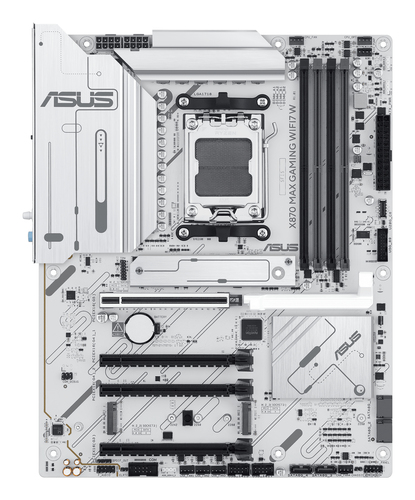 Asus Max Gaming WIFI7 X870 Amd AM5 Motherboard, White - image 2